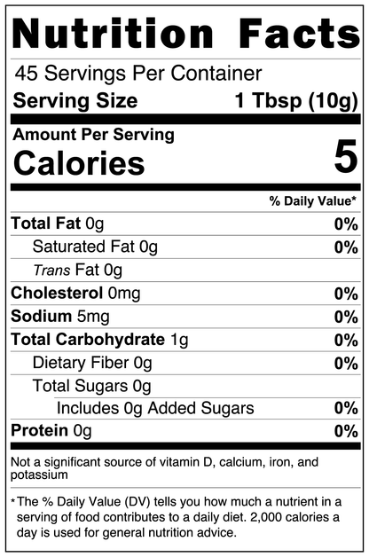 Nutrition Facts