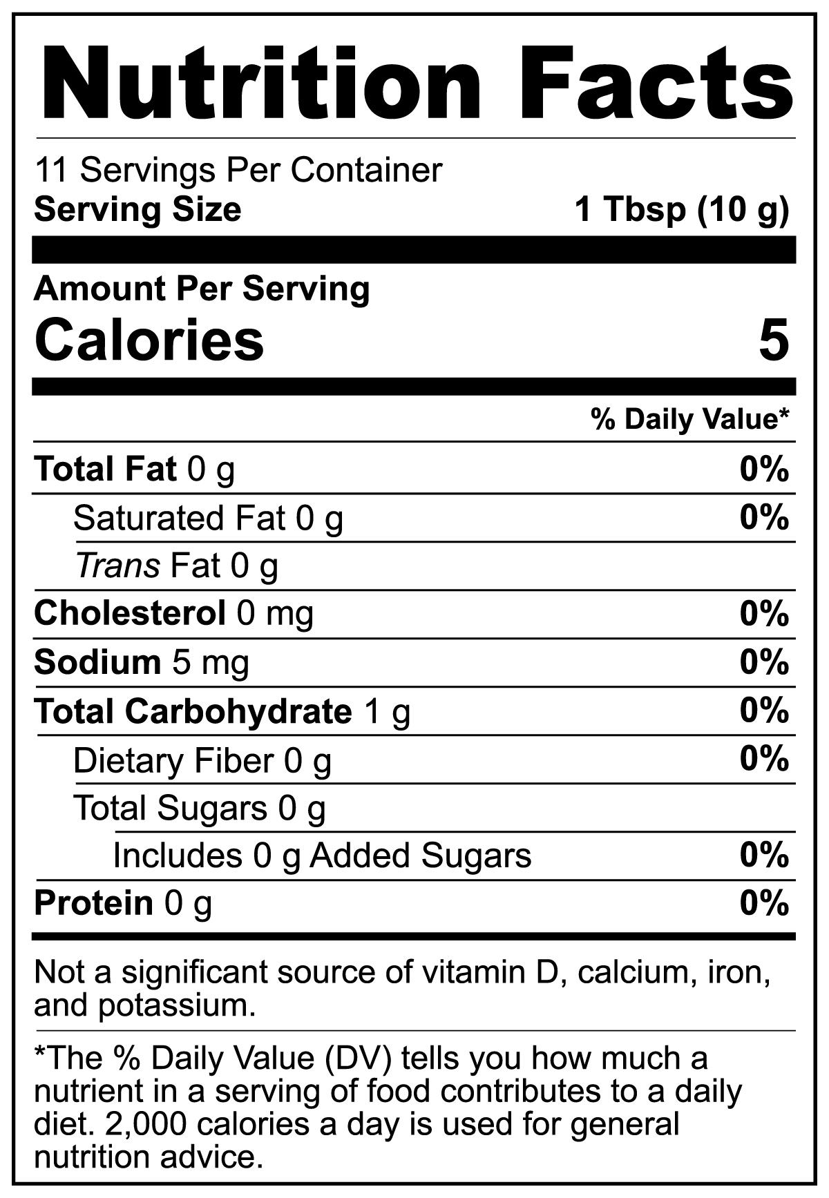 Nutrition Facts