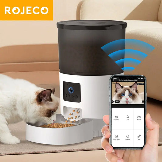 Automatic Cat Feeder With Camera