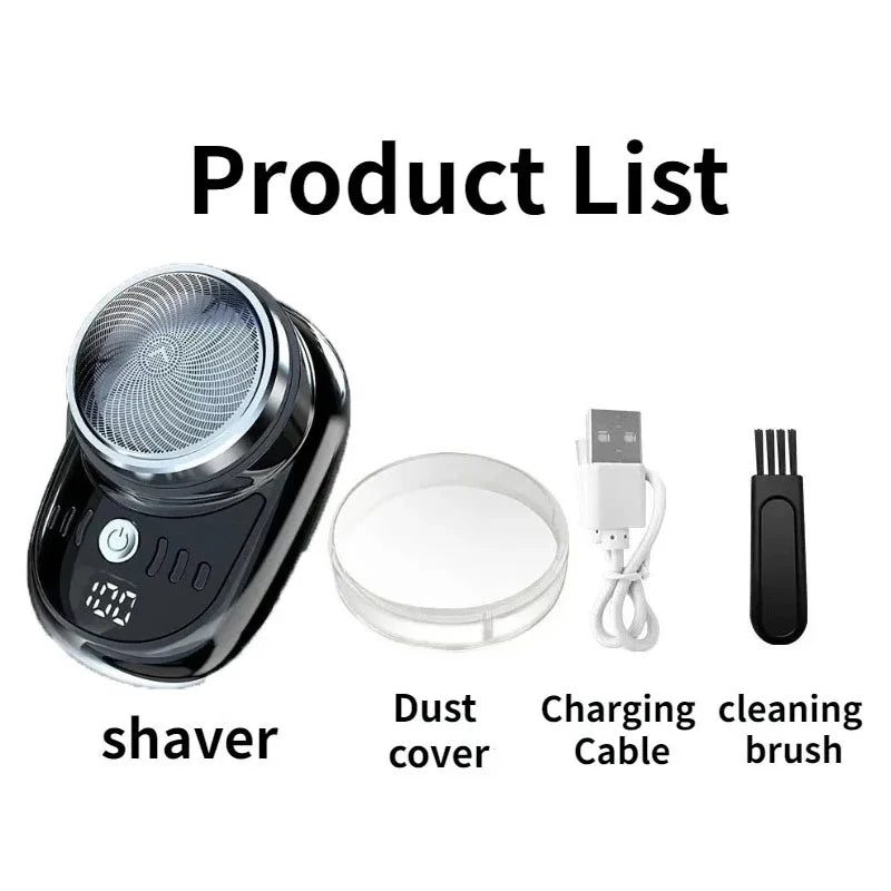 Men Electric Shaver Waterproof Razor USB Rechargeable Travel Mini Portable Detachable Shavers Beard Body Hair Trimmer Remover